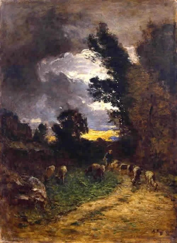 Dopo la pioggia, 1870 - 1874, Galleria Civica d’Arte Moderna e Contemporanea, Torino